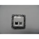Legrand Niloé számítógép+tel. 1xTJ45 CAT6 utp+1XRJ  fehér 664772