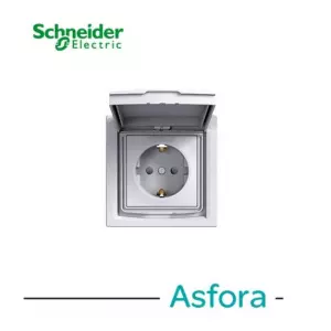 Schneider Asfora dugalj csapfedeles fehér